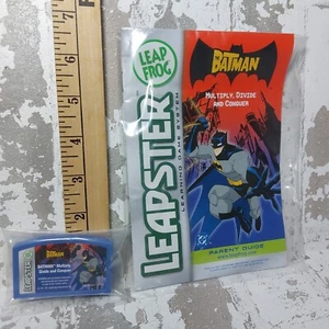 LEAP FROG LEAPSTER LEARNING GAME - THE BATMAN - MULTIPLY, DIVIDE AND CONQUER NEW - Picture 1 of 6