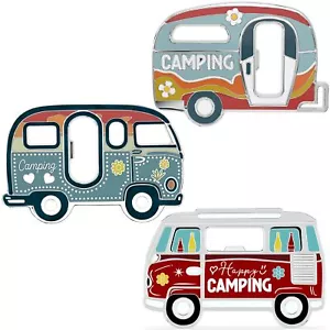 Flaschenöffner Magnet Camping Bus (3er Set) Wohnmobil Geschenk, Camping Gadgets - Bild 1 von 6