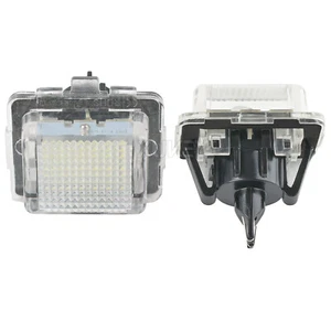 2x For Mercedes Benz W204 W212 W221 Canbus LED Numbers License Plate Light Bulbs - Picture 1 of 7