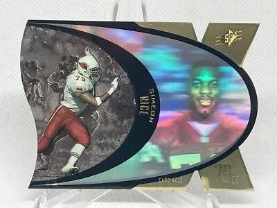 Simeon Rice 1997 Upper Deck SPX Gold Die Cut #SPX22 Rookie Card RC - Image 1 of 2