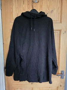 Sudadera con capucha larga negra de gran tamaño de Zara para mujer talla XS-S 6-8 - Imagen 1 de 2