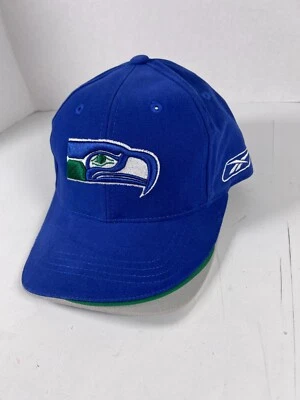 NUEVO DE COLECCIÓN NFL Seattle Seahawks Reebok Gorra Pro Line Para Hombres Azul Correa Sombrero Denim Foto 1 de 4