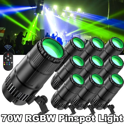 70W Mini LED Pin Spot Light Beam Spotlight for Stage KTV Disco DJ Party Lighting - Image 1 of 4