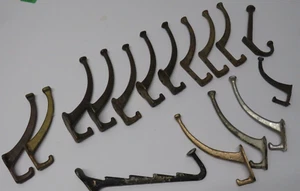 Large Lot Of Antique/Vintage Hooks Hat or Coat Rack Hall Tree Hooks Hardware - Picture 1 of 11