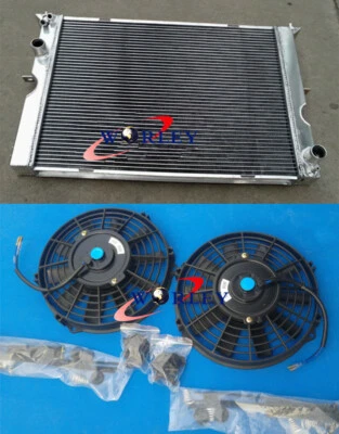 RADIADOR ALUMINIO 40MM PARA LAND ROVER DISCOVERY II 2.5 TD5 99-04 y VENTILADORES 00 01 Foto 1 de 4