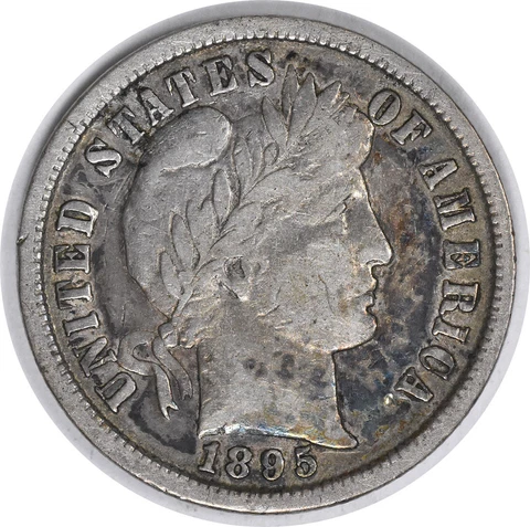 1895-S Barber Silver Dime VF Uncertified #231 Cover