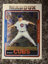 GREG MADDUX 2005 TOPPS CHROME  #155 CUBS  