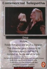 Babylon 5 CCG-commercial telepaths/premiere