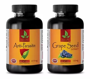 Antioxidant with minerals formula - ANTI PARASITE – GRAPE SEED EXTRACT COMBO  - Picture 1 of 12