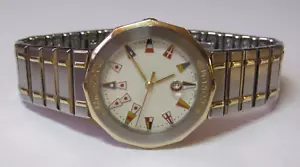 CORUM ADMIRAL'S CUP 99.810.21V-52 18K GOLD/STEEL 35MM MENS MIDSIZE UNISEX WATCH - Picture 1 of 8