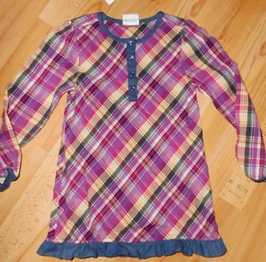 schöne Bluse Größe 122 kariert - Bild 1 von 1