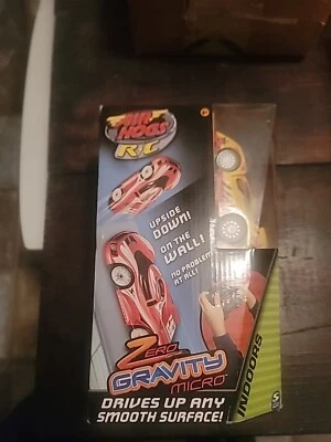 Air Hogs RC Zero Gravity Micro Race Car Channel D Yellow #86 - Image 1 of 4