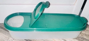 Contenedor Tupperware Modular Mates 2399A-4 con tapa abatible doble verde 3,5 tazas - Imagen 1 de 2