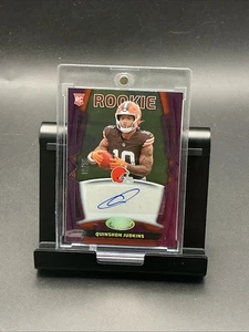 carta calcio quinshon judkins rookie autografata 16/30 2025 - Foto 1 di 2