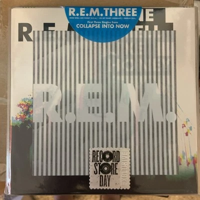 R.E.M. 'Three' RSD 2011 3x 45  7" VINYL Set - NEW SEALED - REM Collapse Into Now - Image 1 of 4