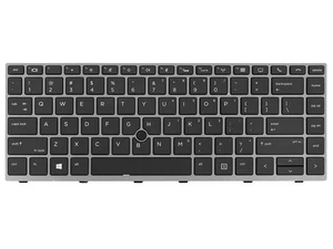 TECLADO HP 840 G5 840 G6 745 G5 RETROILUMINADO ORIGINAL EE. UU. - Imagen 1 de 2