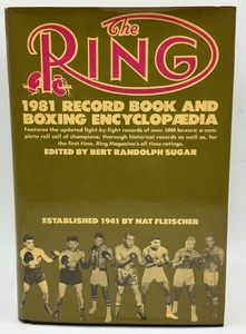 The Ring 1981 ~ Boxing Encyclopedia & Record Book ~ Bert Sugar 41th Ed. HB/DJ - Imagen 1 de 3