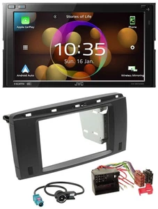 JVC DAB MP3 2DIN Bluetooth USB Autoradio für Mercedes R-Klasse 2006-2012 - Bild 1 von 10