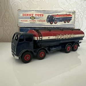 Vintage Dinky Toys 942 Foden 14 Ton Tanker Regent Boxed Original - Picture 1 of 17