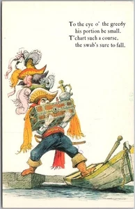 Vintage WALT DISNEY WORLD Postcard PIRATES OF THE CARIBBEAN /1979 Orlando Cancel - Picture 1 of 2