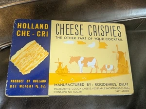 Impresionantes gráficos vintage de hojalata de metal Holland Che-Cri buen estado. Ver fotos - Imagen 1 de 6