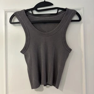 Brandy Melville Charcoal Vest - Picture 1 of 2