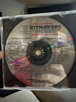 Hitmakers Top 40 CD Sampler Vol 23 July 7 1989 Promo – Mint – Guns N’ Roses Foto 1 de 4