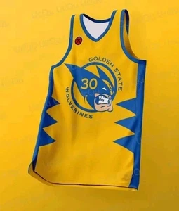 Neu Golden State Wolverine Trikot Basketball Trending - Bild 1 von 1