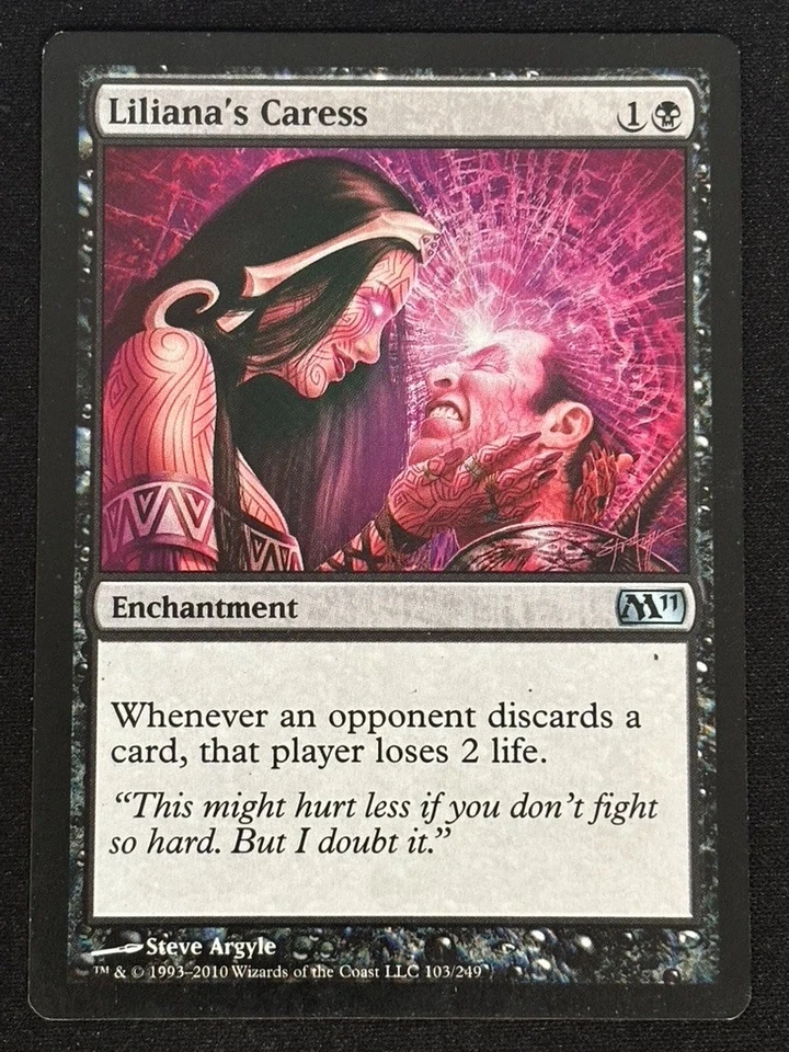 1x MTG Liliana's Caress - Magic 2011 (M11) #103 - Magic the Gathering - Image 1 of 1