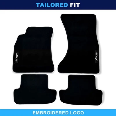 Alfombrillas de terciopelo de calidad para Audi A5 S5 RS5 2011-2016 Foto 1 de 4