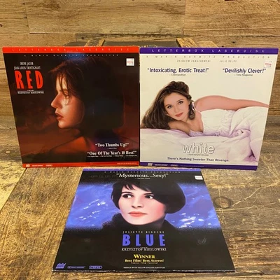 The Three Colors Trilogy Laserdiscs / Trois Couleurs (French w Eng. Subtitles) - Image 1 of 4
