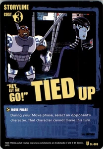 2005 Teen Titans CCG 1st Edition Tied Up DC Comics - Picture 1 of 2