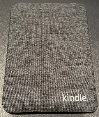 NEW Amazon Kindle Fabric E-Reader Case (11th Gen, 2022)  - Black/Gray - OPEN BOX - Image 1 of 2