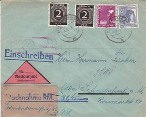 Schöner Beleg Alliierte Besetzung / Stempel Memmingen 1947 - Bild 1 von 2