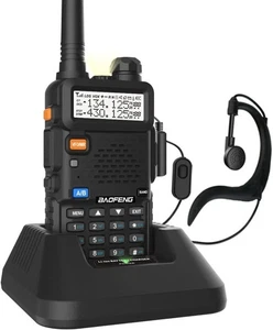 Handfunkscanner Feuerwehr Polizei VHF FM EMS Amateurfunk 2 Wege Transceiver Dual - Bild 1 von 6
