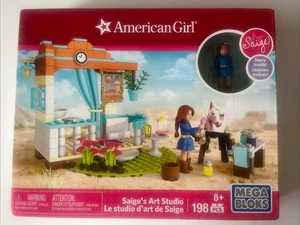 American Girl Mega Bloks SAIGE’S ART STUDIO (198 Pieces) NIB - Picture 1 of 4