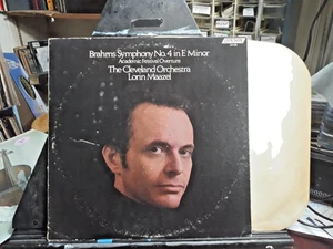 Brahms Symphony No.4 E Minor, Academic Festival Overture, Lorin Maazel NM Lp - Picture 1 of 5