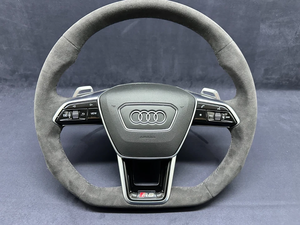 Audi A6 A7 S6 S7 E-TRON C8 Lenkrad Paddel Leder 4K0419091 NEU