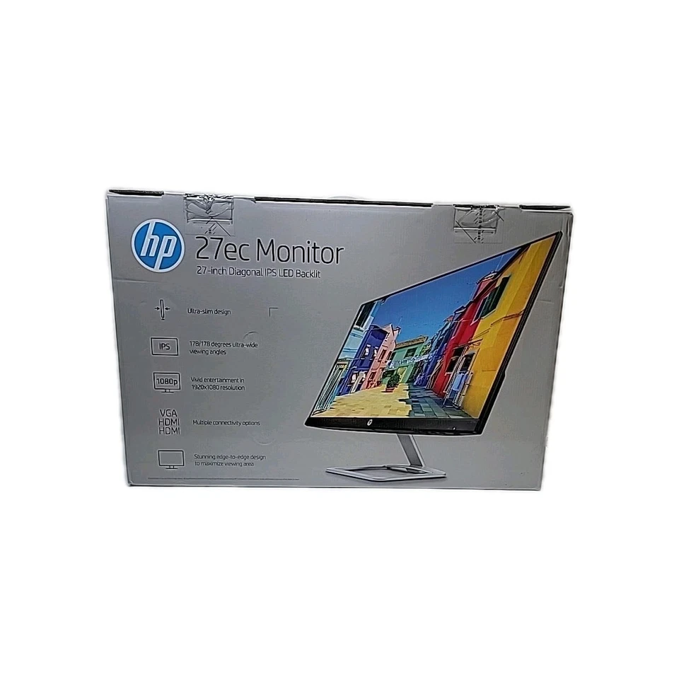 HP 27ec 27-inch Display - Image 1 of 4