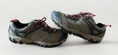 Туристические ботинки Merrell All Out Blaze коричневые/красные средние водонепроницаемые женские размер 11 - Изображение 1 из 4