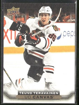 2023-24 Upper Deck Series 2 - Ud Canvas Teuvo Teravainen #C137 - Image 1 of 2