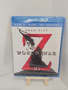 WORLD WAR Z 3D ( Blu-ray 3D Blu-ray DVD Digital Copy) Brad Pitt BRAND NEW Sealed - Picture 1 of 7