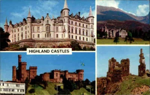 Postal de Inglaterra ~ 1970 Highland Castles castillo castillos en Gran Bretaña - Imagen 1 de 2