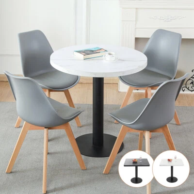 Mingone Esstisch Runde Tisch Esszimmertisch Quadratisch Küchentisch Metallrahmen - Bild 1 von 4