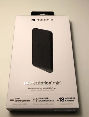 mophie Powerstation Mini - 5000 mAh - USB-C & USB-A - nie geöffnet - Bild 1 von 3