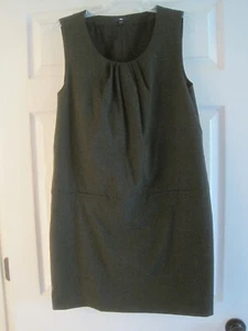 GAP DARK GRAY SLEEVELESS DRESS 14 $69.95 NWOT - Picture 1 of 1