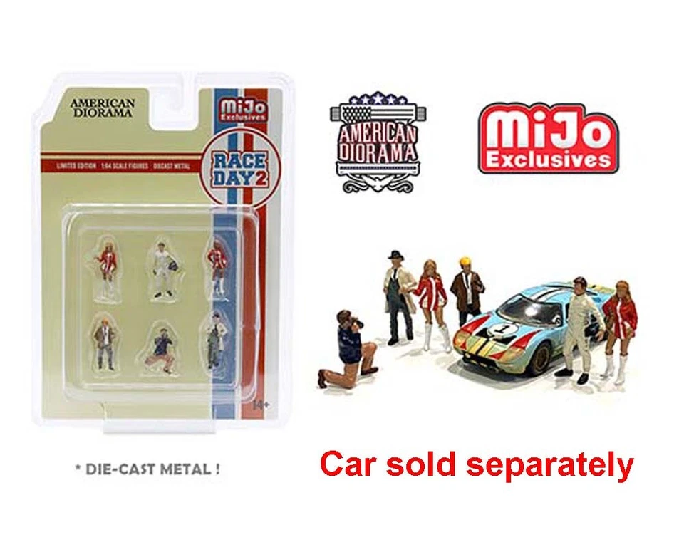 Figura Diecast American Diorama 1:64 Mijo Exclusiva Carrera Día 2 AD-76472-4I Foto 1 de 1