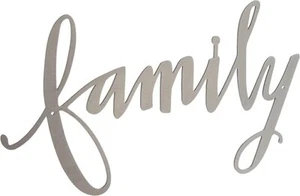 Primitives by Kathy - Family Cutout Metal Sign, 13x7.25 inches - Picture 1 of 2
