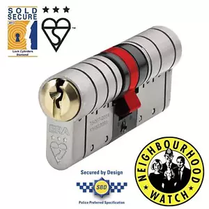 ERA Fortress TS007 3 Star High Security Euro Cylinder - UPVC Doors - Anti-Snap - Picture 1 of 5
