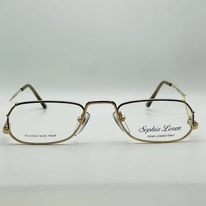 Monturas para gafas Sophia Loren M180 Zyloware 328 50-22-150 dorado borde completo LEER - Imagen 1 de 13